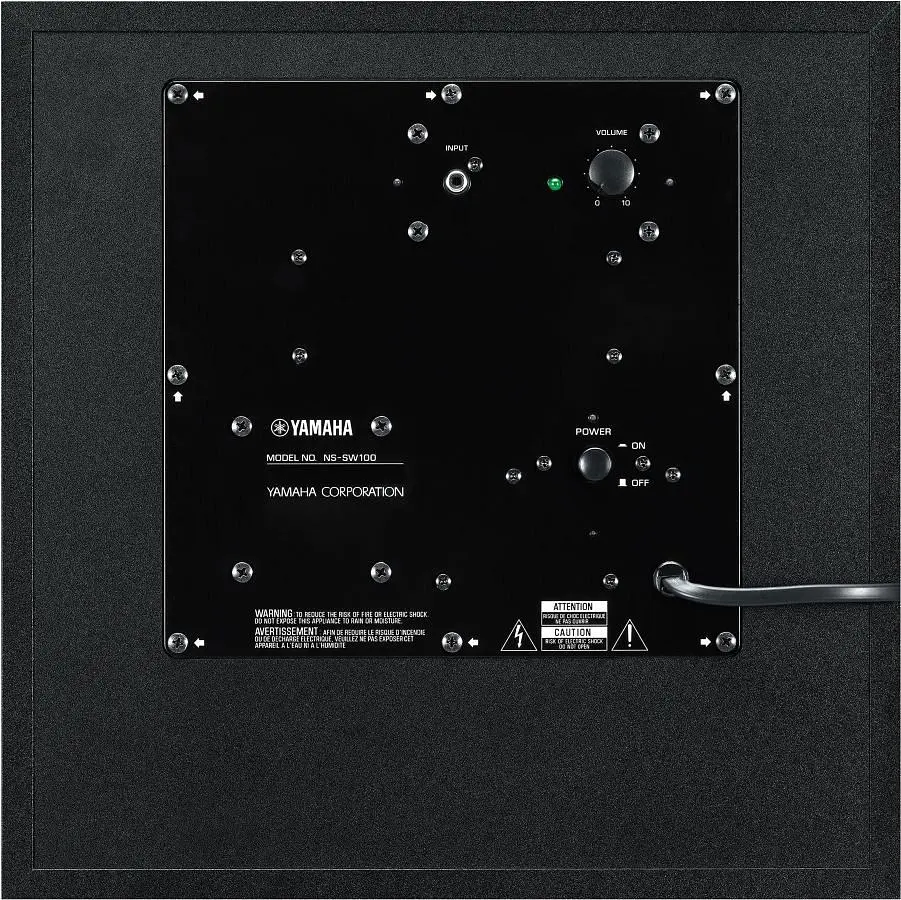 Сабвуфер Yamaha NS-SW100 Black - фото 2