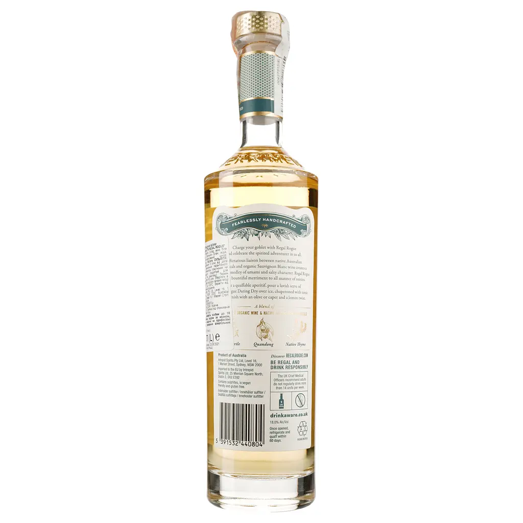 Вермут Regal Rogue Daring Dry, экстра-сухой, 18%, 0,5 л - фото 2