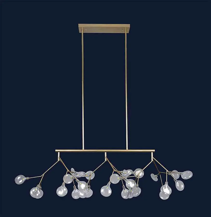 Люстра LED PETALS Levistella 918LP264-27 GD+CL - фото 2