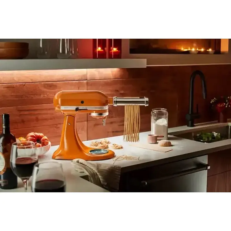Планетарный миксер KitchenAid Artisan 4.8 л медовый (5KSM175PSEHY) - фото 13