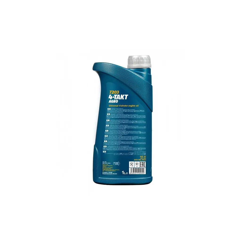 Моторна олива Mannol 4-TAKT AGRO 1л SAE 30 (MN7203-1) - фото 2