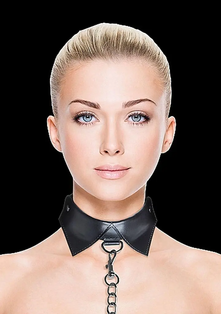 Нашийник з повідцем Ouch! Exclusive Collar Leash (чорний) - фото 3