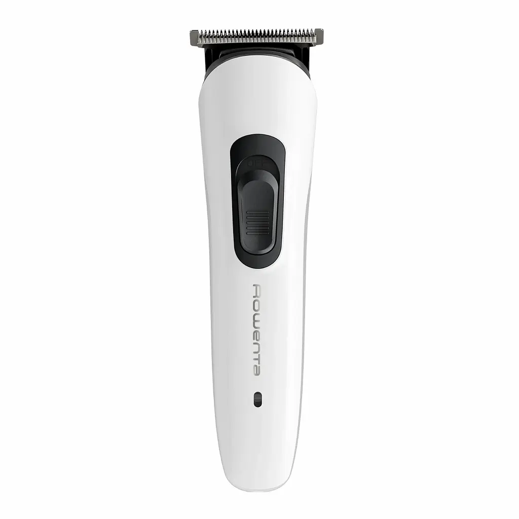 Триммер Rowenta Trim & Style, для бороды, носа, усов и головы, сеть+акум., насадок-7, сталь, белый - фото 2