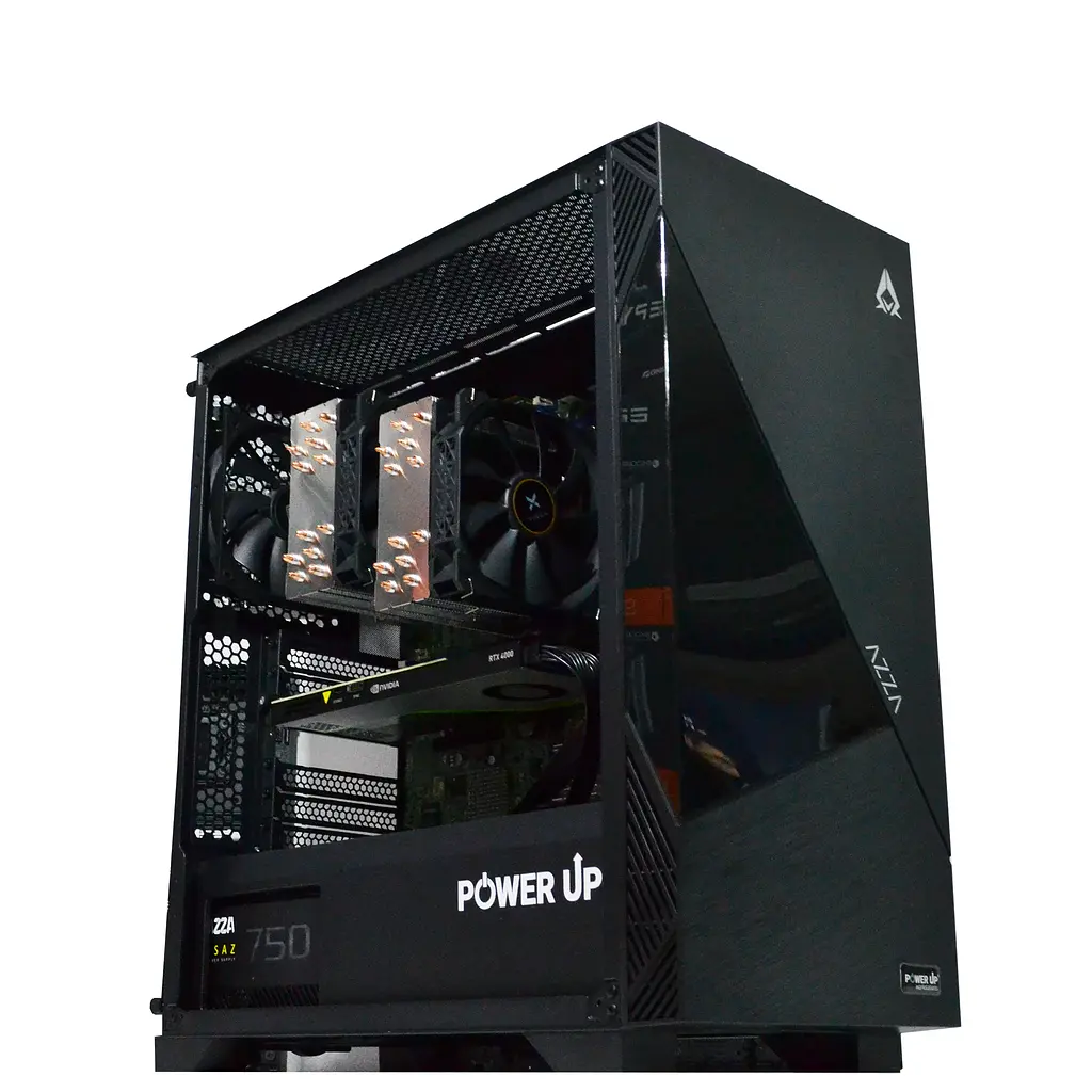 Двопроцесорна робоча станція Power Up #461 Xeon E5 2690 v3 x2/64 GB/HDD 2 TB/SSD 1TB/NVIDIA Quadro RTX4000 8 Gb - фото 2