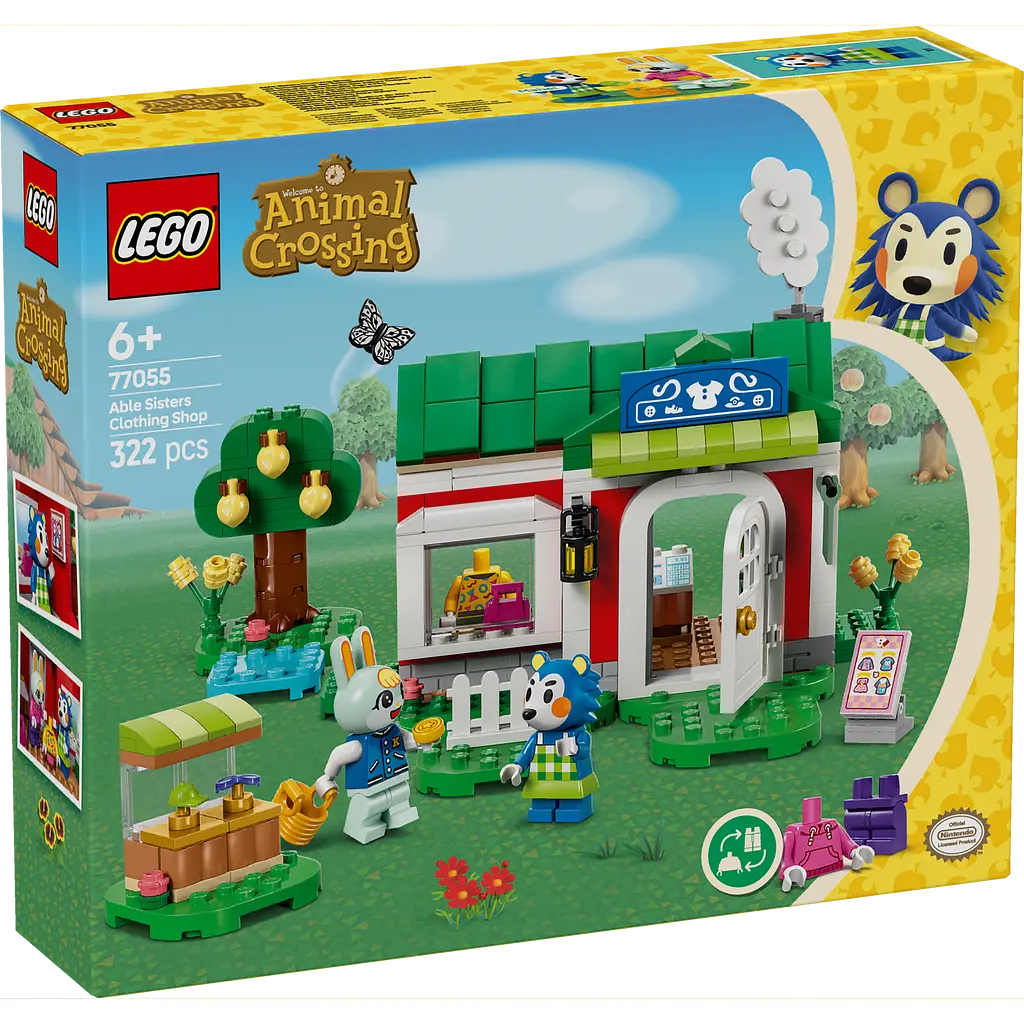 Конструктор LEGO Animal Crossing Крамниця одягу, що належить Able Sisters 322 деталей (77055) - фото 2
