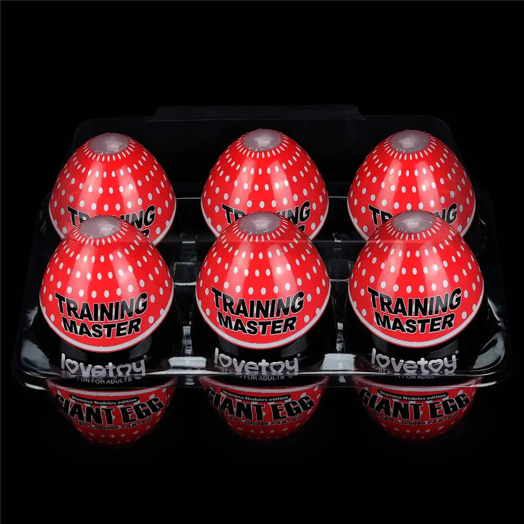 Мастурбатор яйцо Lovetoy Giant Egg Stamina Nodules Edition прозрачный - фото 14
