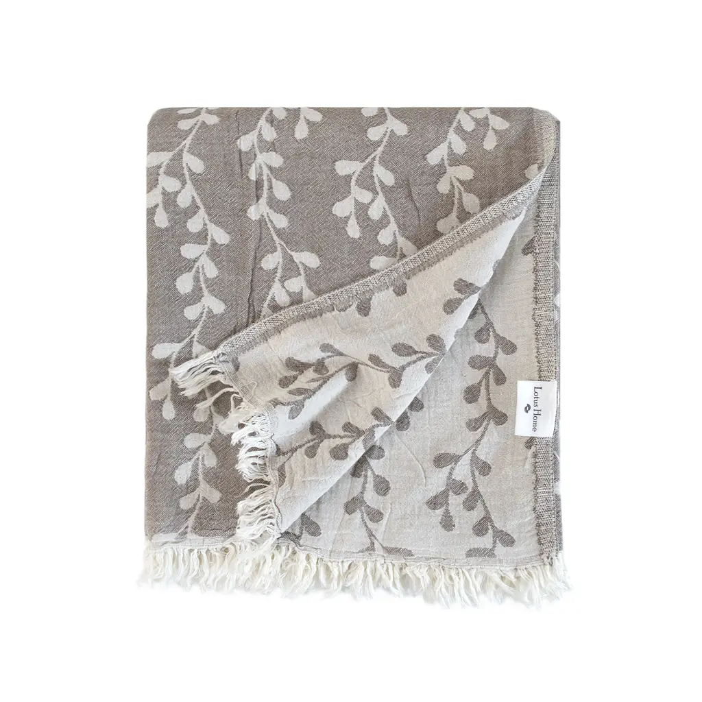 Покрывало Lotus Home - Riba kahve кофе 190x225 - фото 3