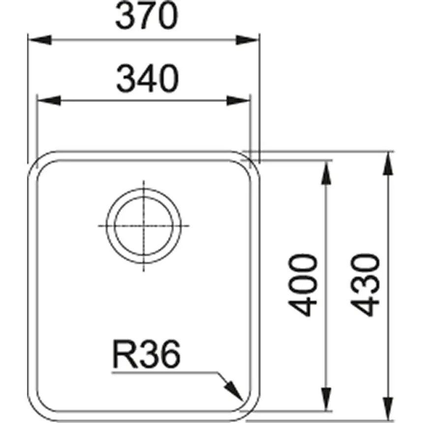 Кухонная мойка Franke ANX 110-34 122.0204.647 - фото 2