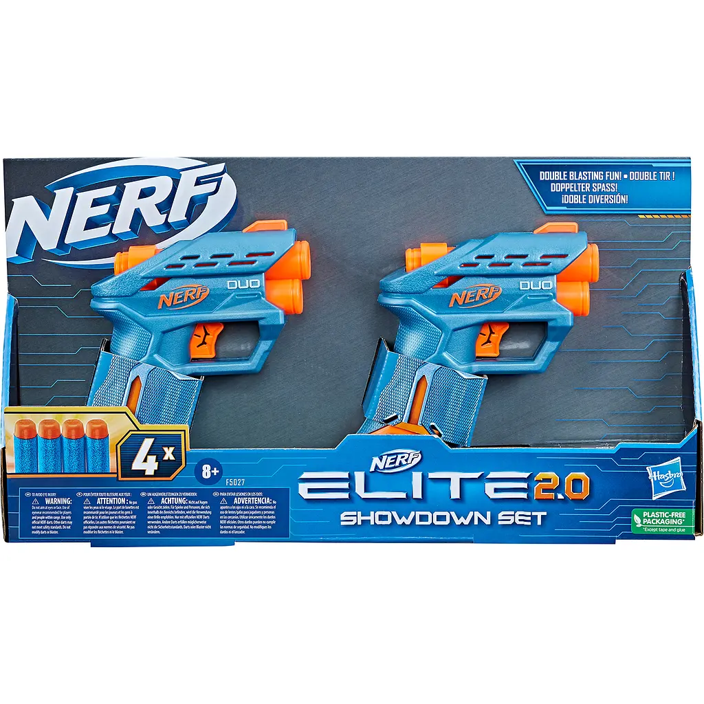 Уцінка. Набір бластерів Hasbro Nerf Elite 2.0 Showdown Set, з 4 стрілами. 2 шт. (F5027) - фото 2