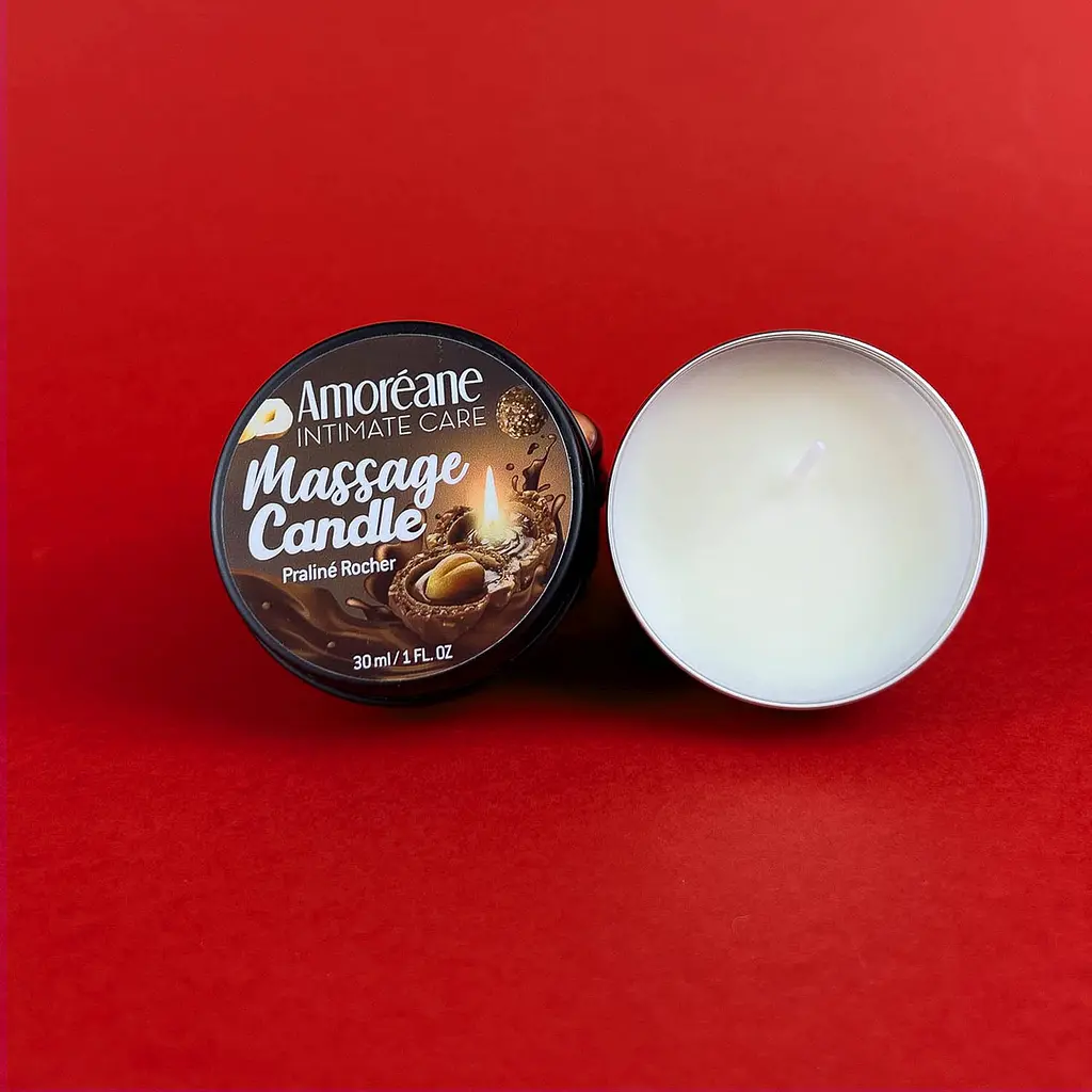 Масажна свічка Swieca Massage Candle Praline Rocher (30ml) 5th Paradise 4-60218 102483 - фото 3