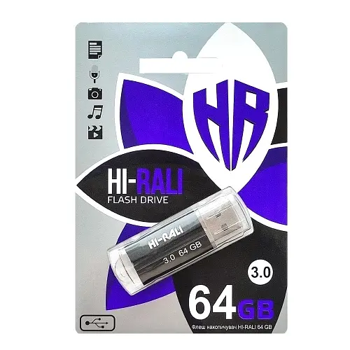 Флеш-накопичувач USB 64Gb Corsair, Black, USB 3.0 (HI-64GB3CORBK) Hi-Rali teh0029126 - фото 2