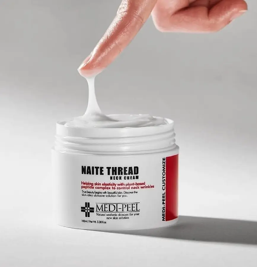 Підтягуючий крем для шиї з пептидним комплексом Naite Thread Neck Cream Medi-Peel 100 мл - фото 2