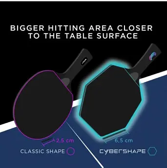 Ракетка для настільного тенісу Stiga Cybershape 1 Star FL (1211-0906-35) - фото 8