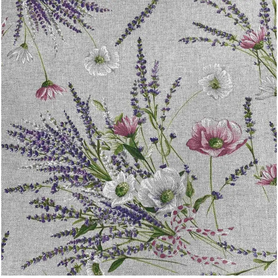 Скатерть Прованс Grosso с кружевом 85х85 см сиреневая (17539) - фото 4