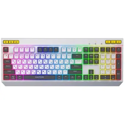 Клавиатура Hator Icefall USB White (HTK405UA)
