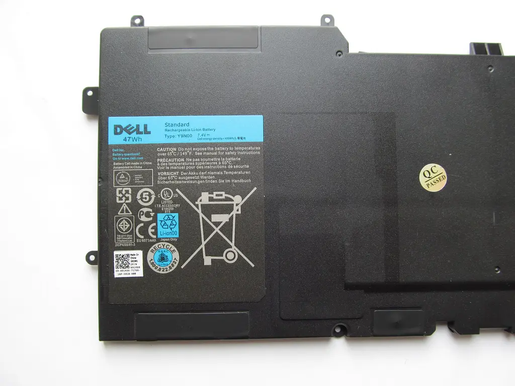 Акумулятор для ноутбука Dell XPS 13-L321X Y9N00, 47Wh (6071 mAh), 6cell, 7.4V, Li-ion, чорний - фото 3