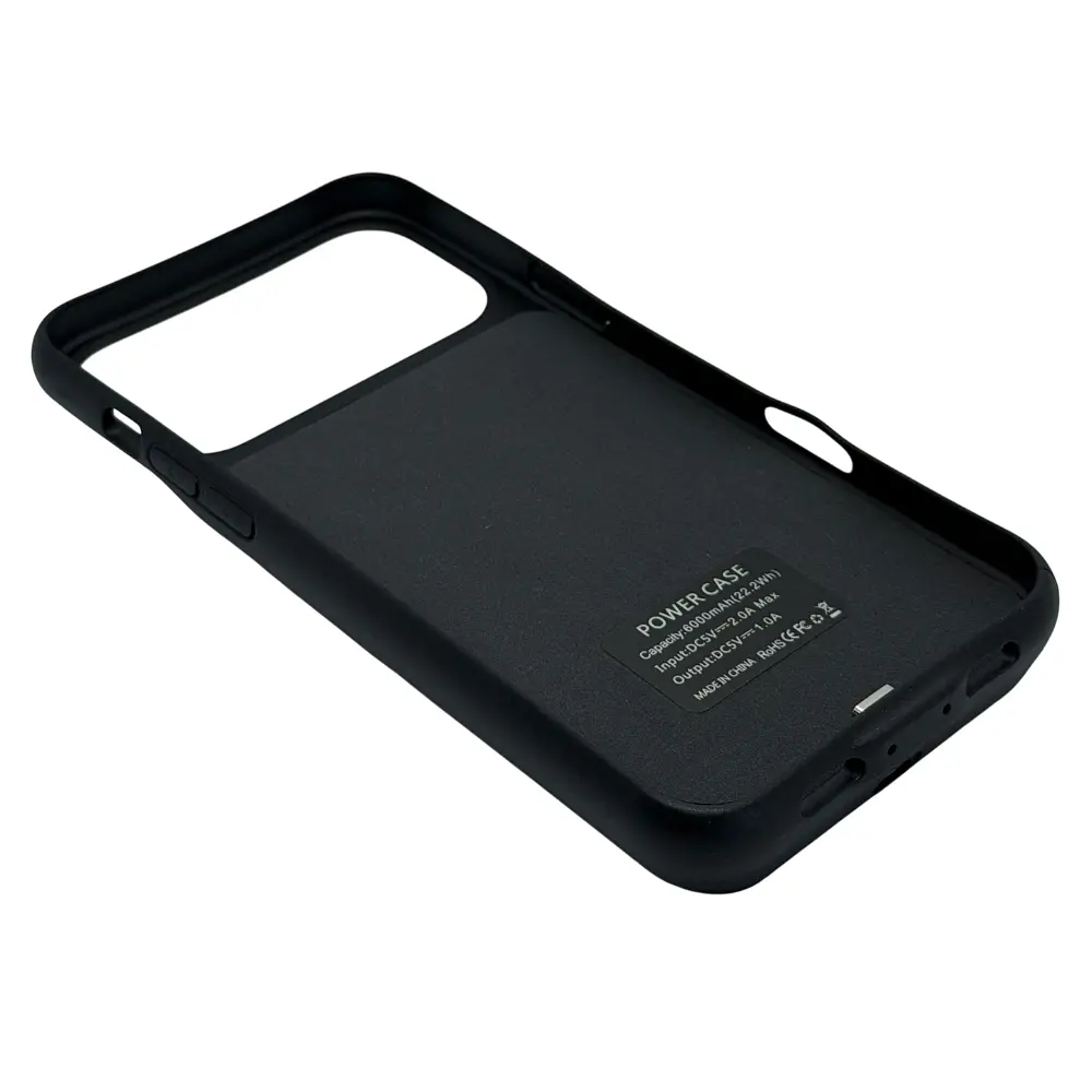 Чохол-акумулятор XON PowerCase для iPhone 17 Pro Max 6000 mAh Чорний (PCBS1117460B 4654) - фото 5