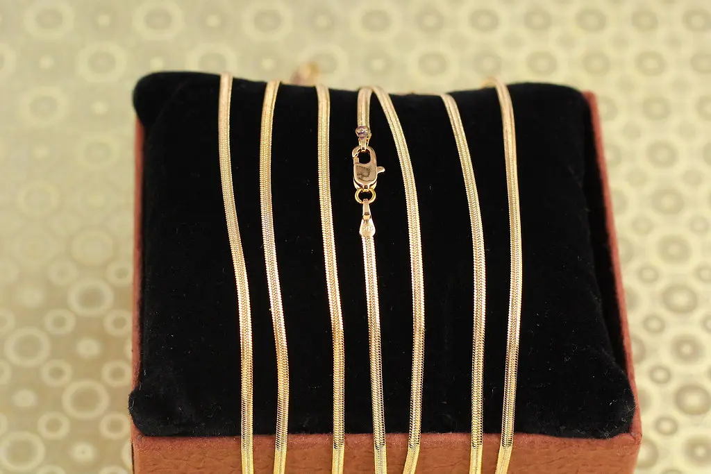 Ланцюг Xuping Jewelry Снейк 50 см 2 мм золотистий