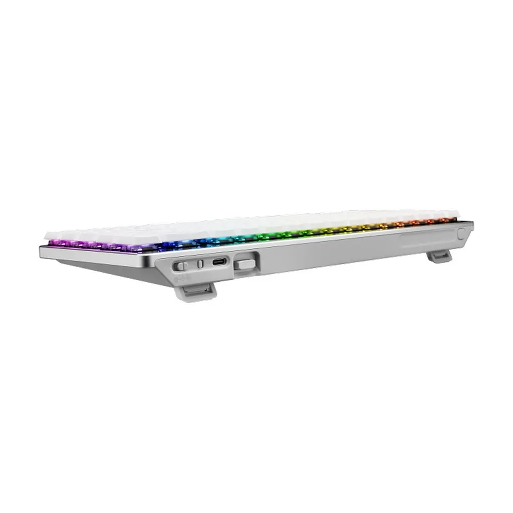 Клавіатура ASUS ROG Falchion RX Low Profile Red Wireless/Bluetooth/USB UA White (90MP03EC-BKMA10) - фото 8
