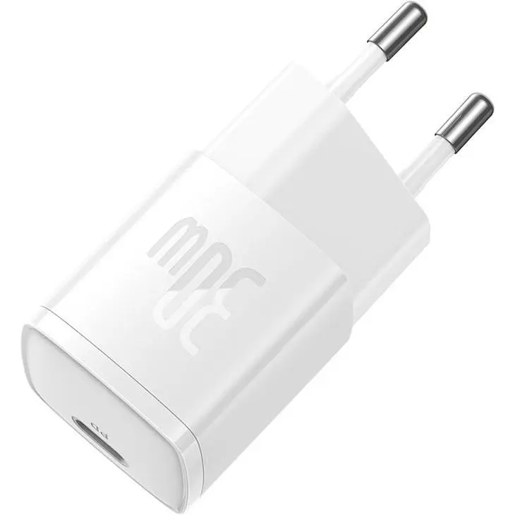 Мережевий зарядний пристрій Baseus Cube Pro USB-C 30W White (CCXF000302) [146303] - фото 6