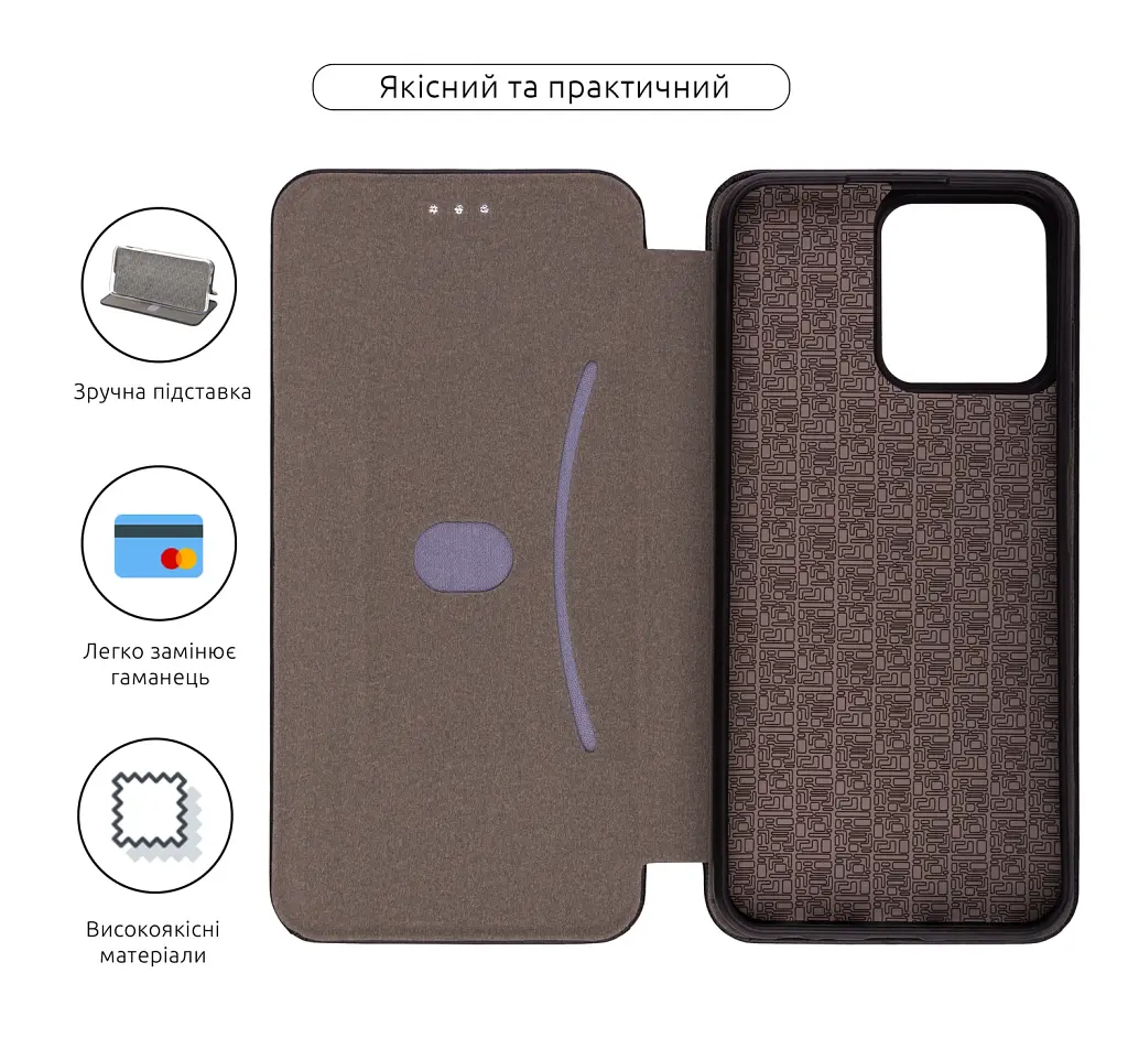 Чохол-книжка ArmorStandart G-Case для ZTE Blade A73 4G Black - фото 3