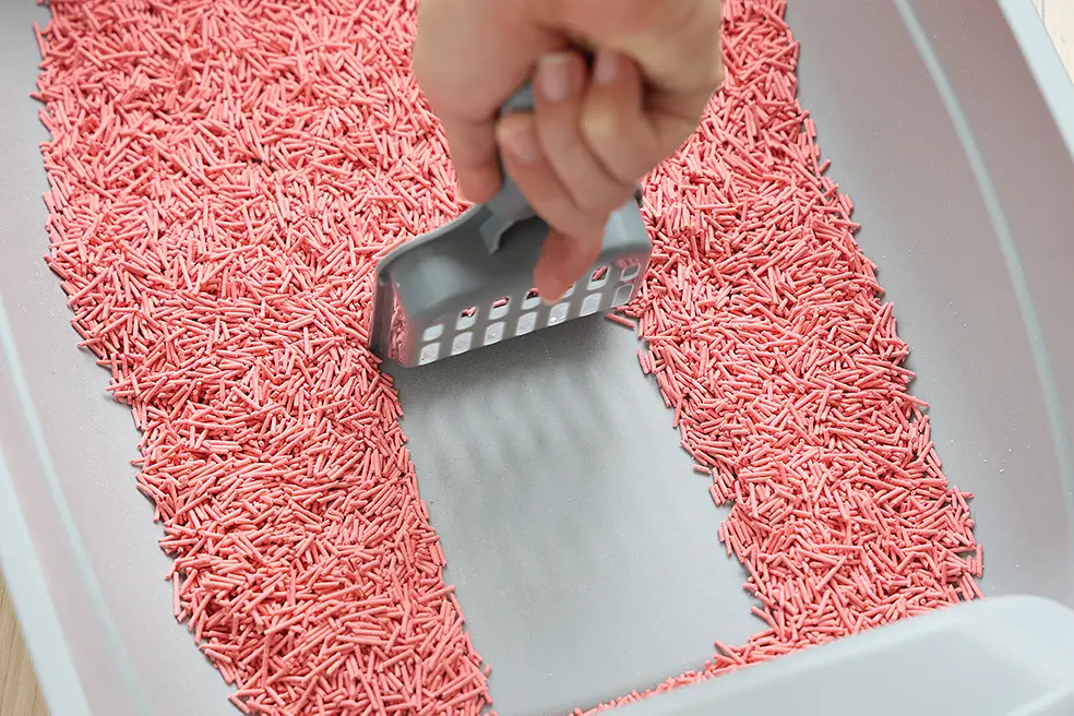 Біорозкладний наповнювач для котячих туалетів UniQ PETS Cat Litter Tofu Peach 2.5 кг - фото 8