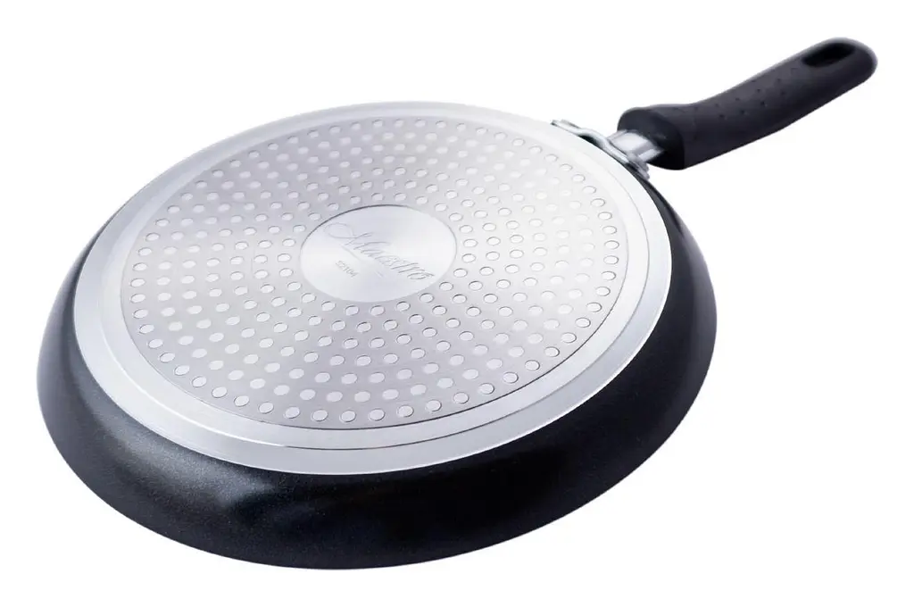Сковорода млинець антипригарний Maestro 20 см MR-1206-20 алюміній термостійка емаль - фото 5