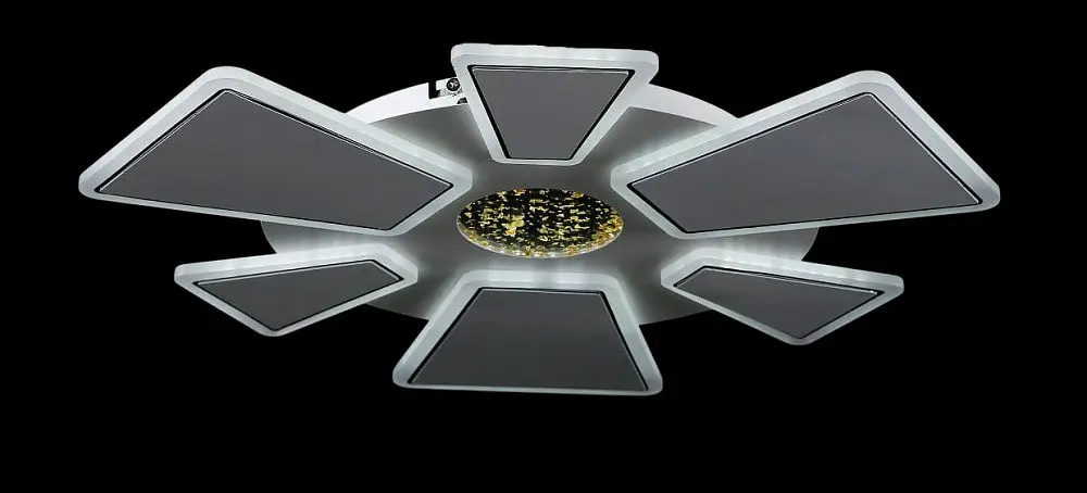 Люстра стельова LED Splendid Ray L2638/560/6+1, 7 ламп, 220В, білий акрил, сучасний стиль - фото 3