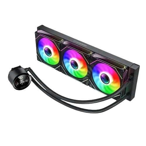Водяне охолодження GameMax IceBurg 360 Digital ARGB Black - фото 3