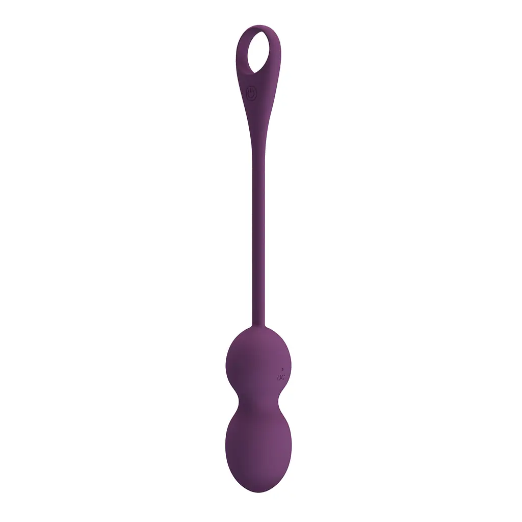 Віброяйце Pretty Love Elvira Balls Dark Purple - фото 4