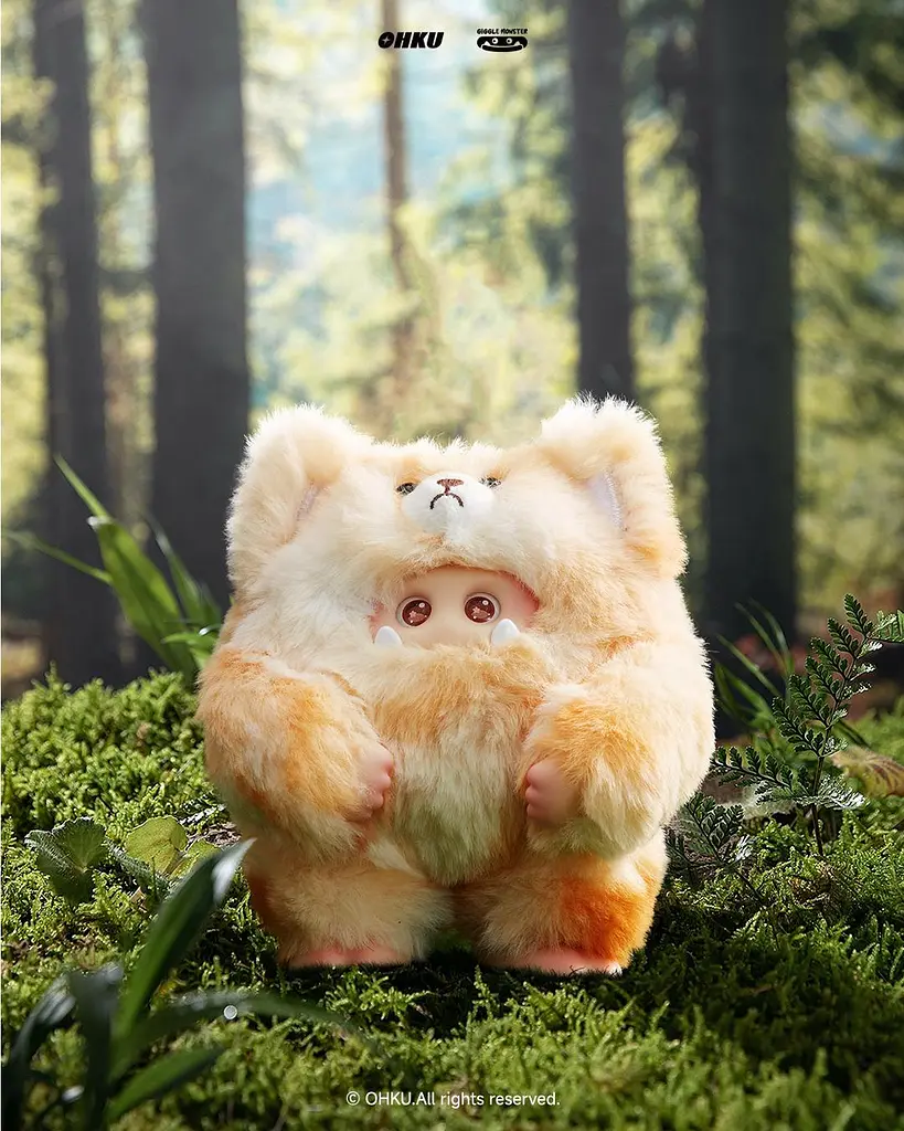 М'яка колекційна іграшка з кільцем GIGGLE MONSTER серія Лісові пухнастики(blind box) V2 10_10 Art.GM9981134 - фото 8
