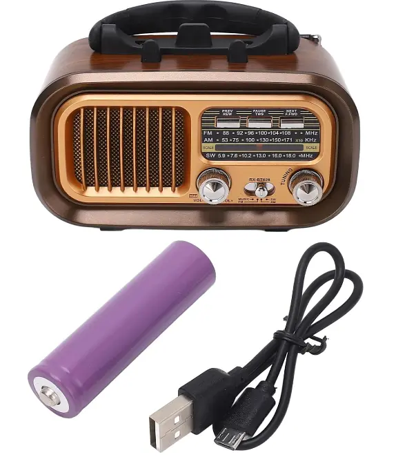 Радиоприемник NNS NS-7771BT — портативный Bluetooth FM/AM аккумуляторный - фото 2