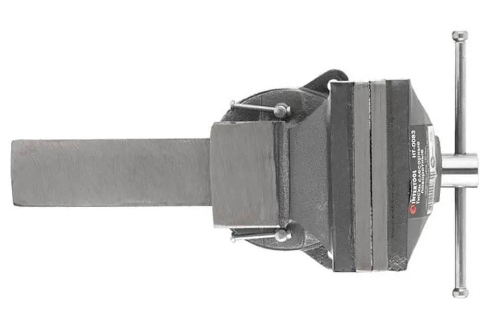 Ручні тиски поворотні слюсарні Intertool HT-0083 150 мм x 10.05кг - фото 6