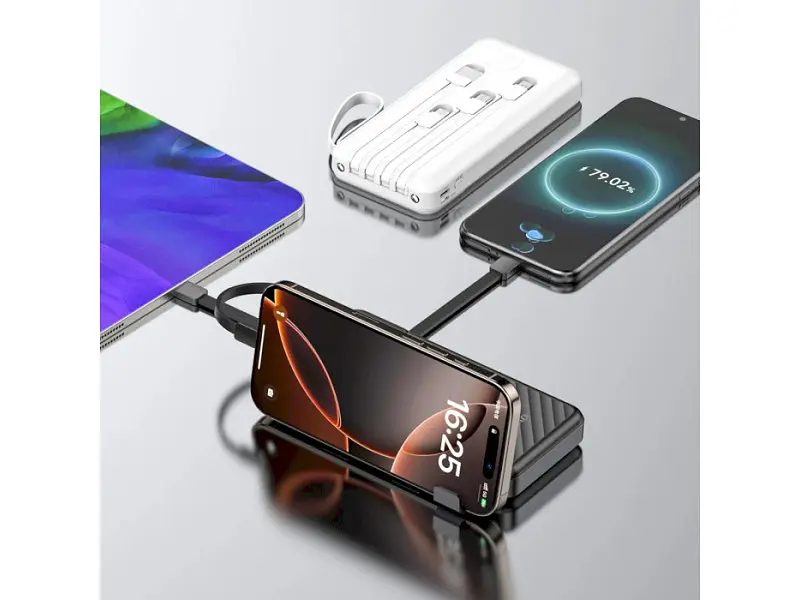 Зовнішній акумулятор (Power Bank) Dudao K11 10000mAh Black - фото 3