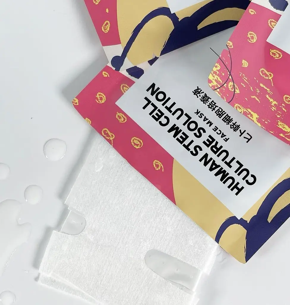 KISOCARE Human Stem Cell Face Mask тканинна маска зі стовбуровими клітинами, 1 шт - фото 6