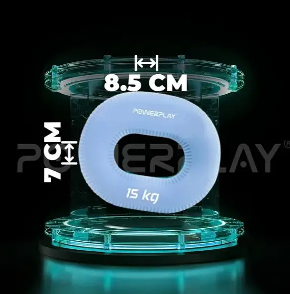 Эспандер кистевой PowerPlay силиконовый PP-4336 Hand Grip Light 15 кг Голубой (PP_4336_Blue_15kg) - фото 4