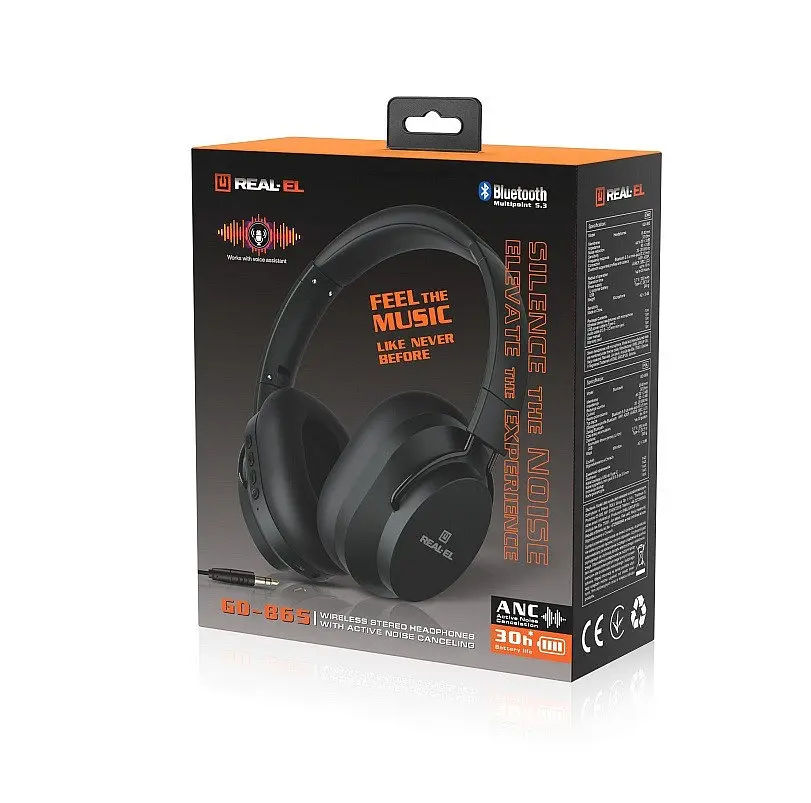 Bluetooth-гарнітура REAL-EL GD-865 Темно-зелений - фото 6