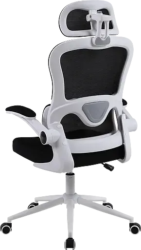 Офісне крісло GT Racer B-5880 White/Black - фото 5