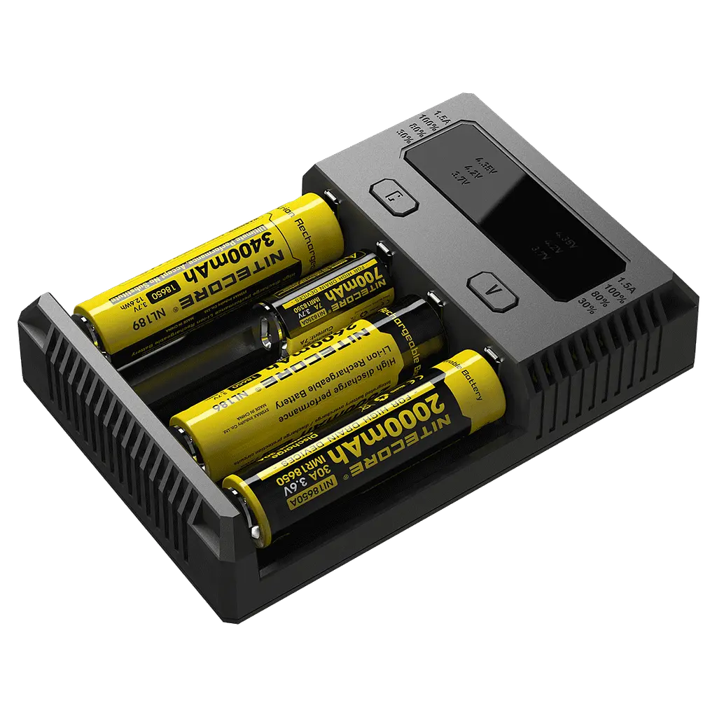 Нове універсальне зарядне Nitecore Intellicharger NEW i4 - фото 5