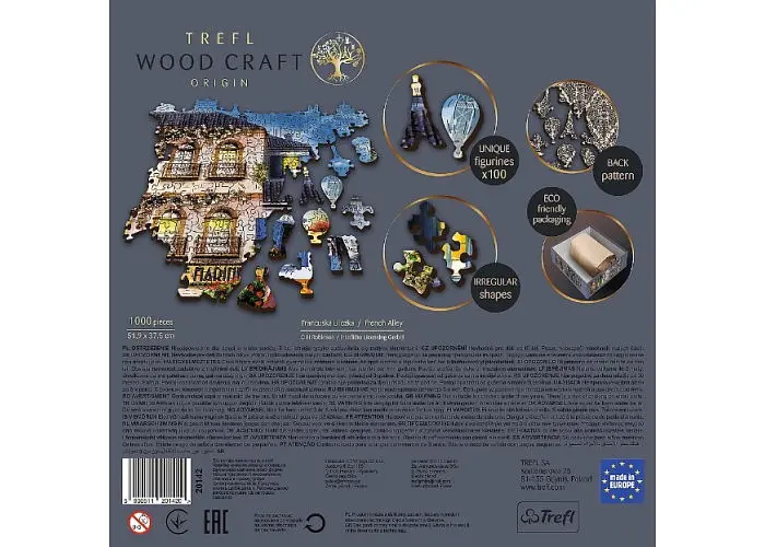 Пазл Trefl дерев'яний фігурний Французька алея 1000 ел. (20142) - фото 6
