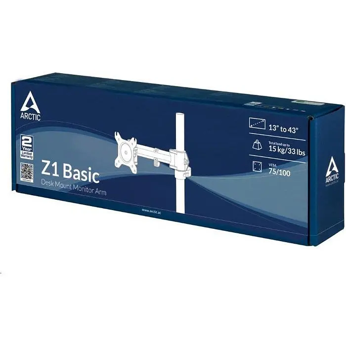 Настільне кріплення для монітора Arctic Z1 Basic 13-43` Black (AEMNT00039A) [134135] - фото 7