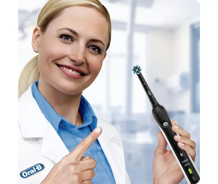 Електрична зубна щітка Oral-B Pro 750 D16 CrossAction (D16.513.UX) Black [67577] - фото 9