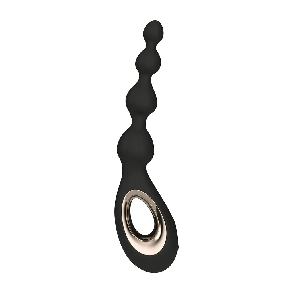 Анальний вібратор LELO Soraya Beads Black, 23,4 см, чорний