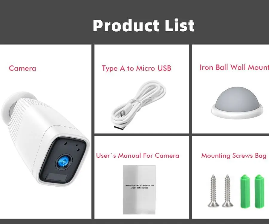 Wifi камера з великим акумулятором 12000 мАг, до 1 місяця автономної роботи Nectronix ZC-PC206, вулична, із записом (100386) - фото 8