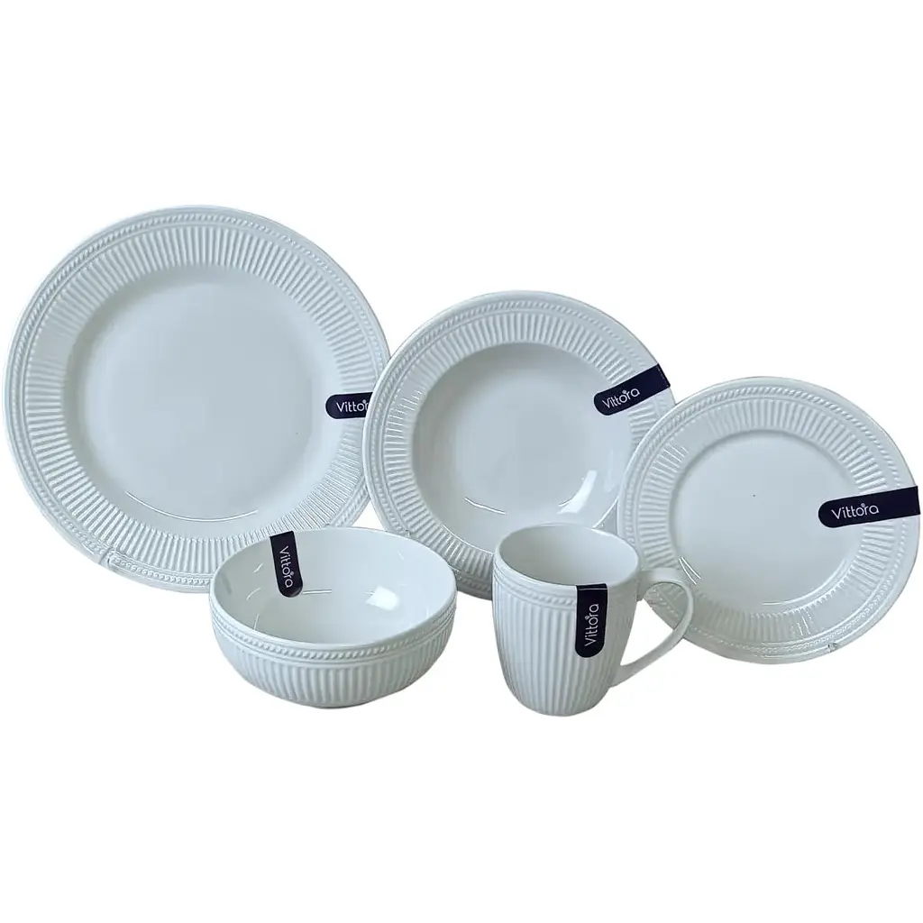 Тарілка десертна Vittora Венера VT-P-1190VE 19 см (147183) - фото 4