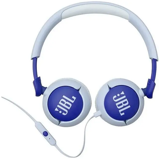 Детские наушники проводные JBL Junior 320 (JBLJR320BLU) голубые - фото 4