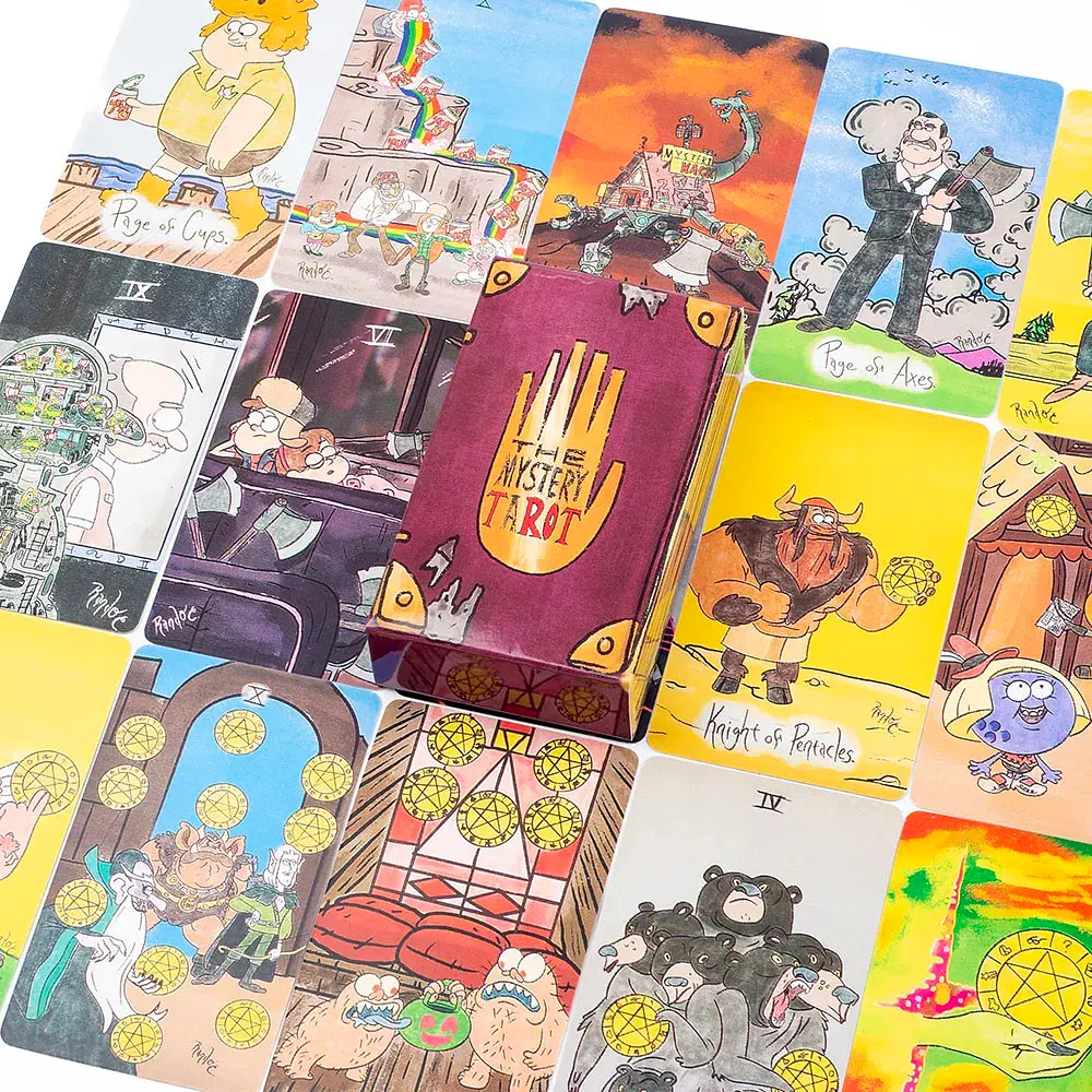 Таро Tarot Deck Гравіті Фолз Gravity Falls The Mystery Tarot 78 штук в комплекті 10 см - фото 7