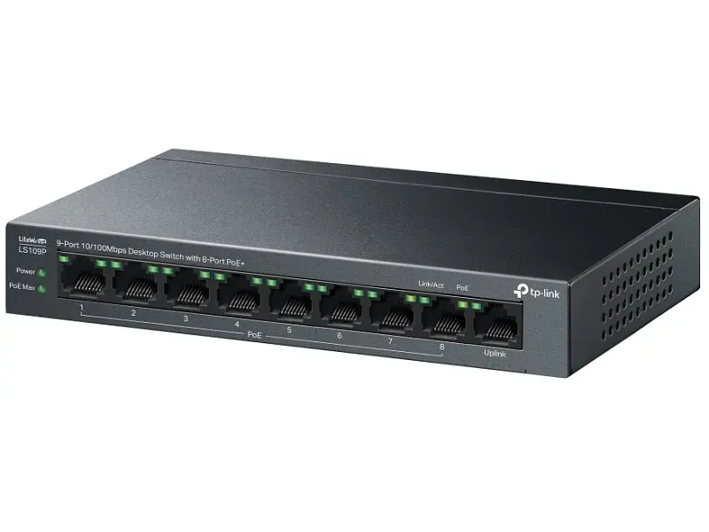 Комутатор TP-LINK LS109P - фото 2