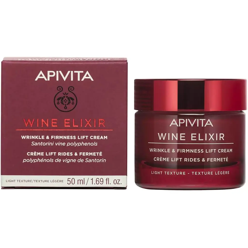 Крем-ліфтинг легкої текстури Apivita Wine Elixir для боротьби зі зморшками та підвищення пружності, 50 мл - фото 2