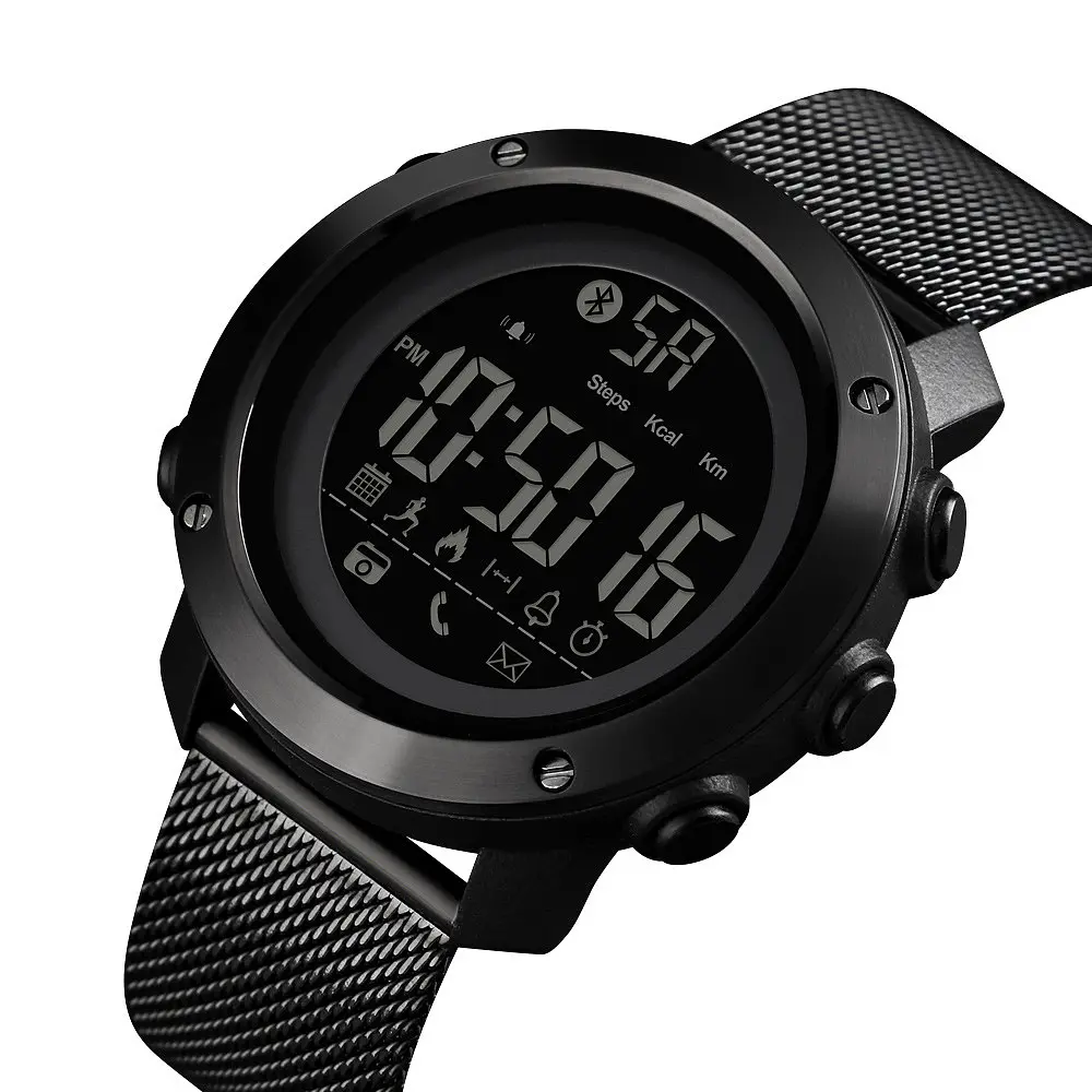 Спортивний годинник Skmei Smart 1462 Revolution смарт-годинник Чорний - фото 7